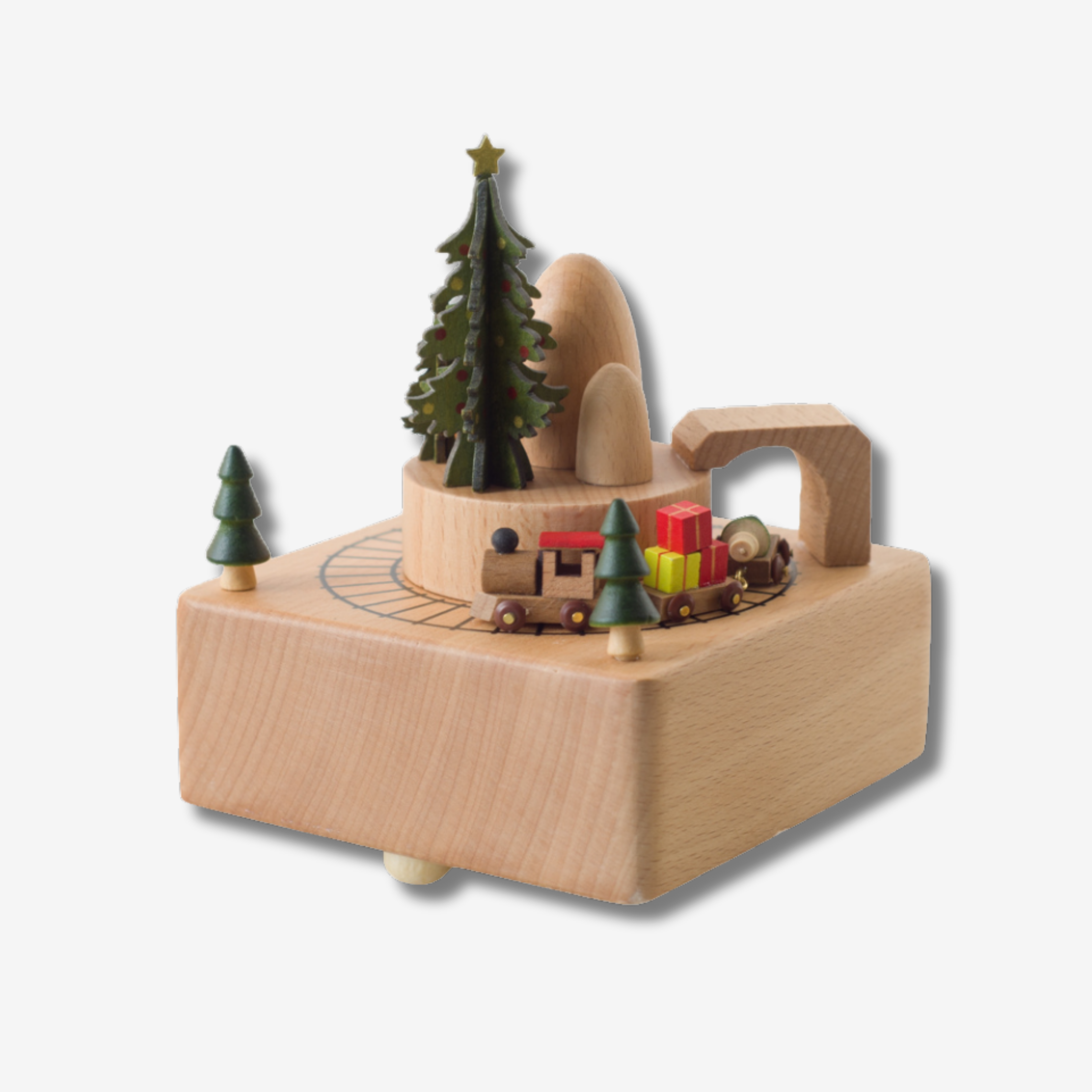 Reindeer Railway Music Box