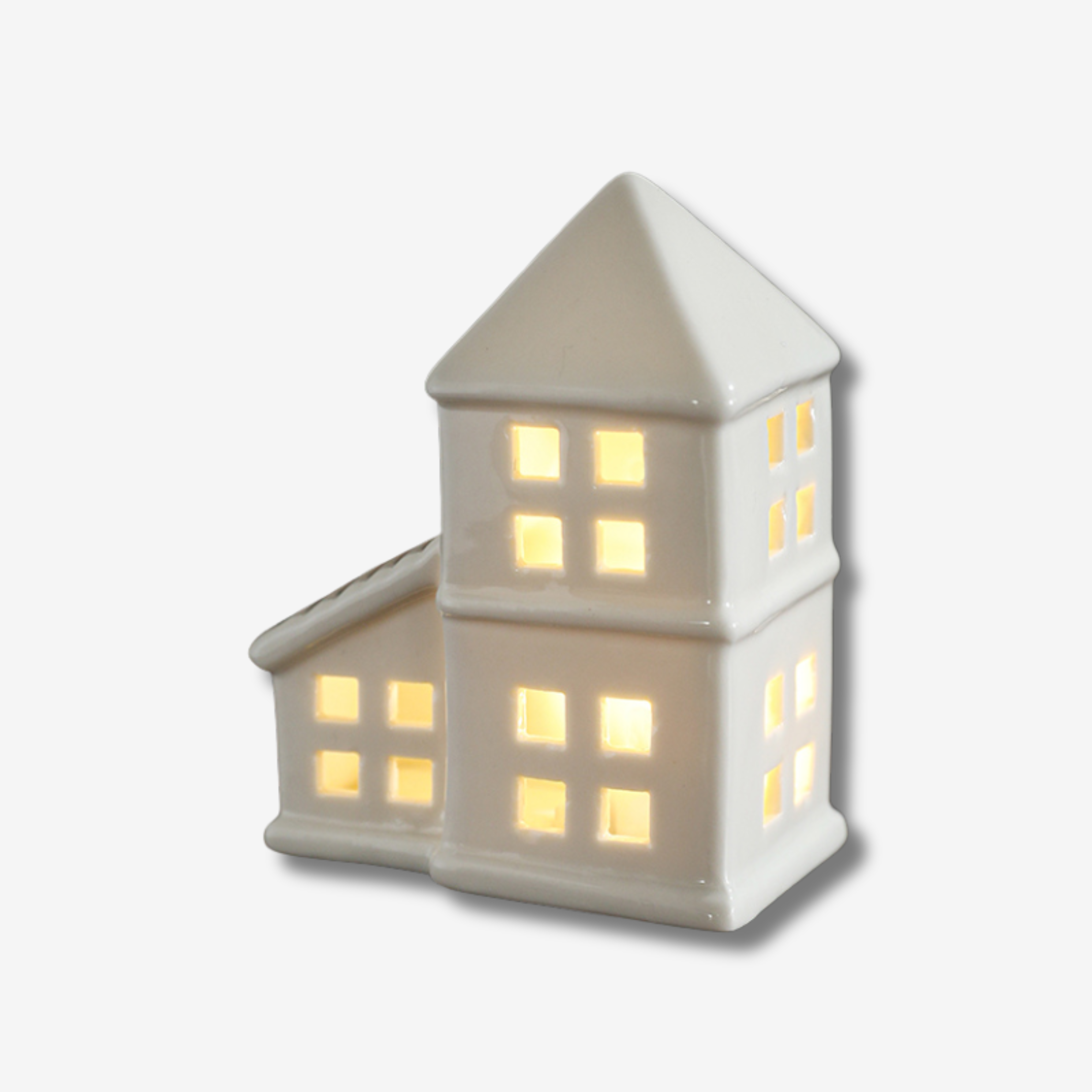 LED Lighted Ceramic Home